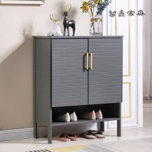 不锈钢鞋柜室外鞋柜简约现代灰色全铝合金鞋柜家用门口室外防晒防水多