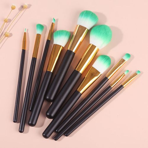 10支化妆刷套装 粉底腮红刷 纤维毛刷 纤维毛化妆套刷