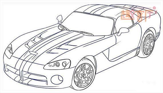 儿童赛车简笔画赛车怎么画图片大全