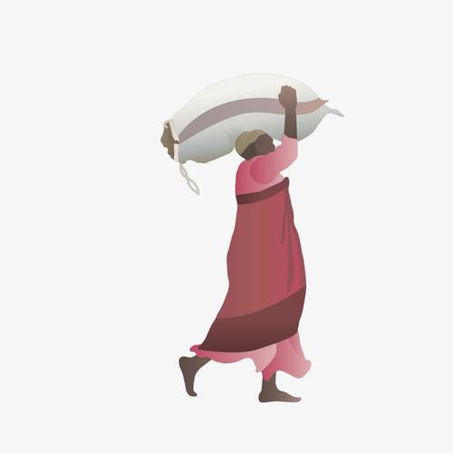 扛麻袋的女人