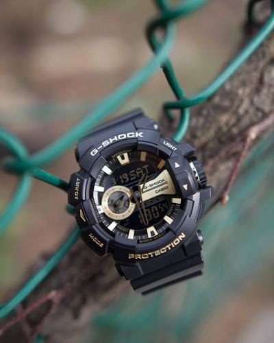 新款casio卡西欧g-shock电子表ga-400gb-1a/1a4/1a9