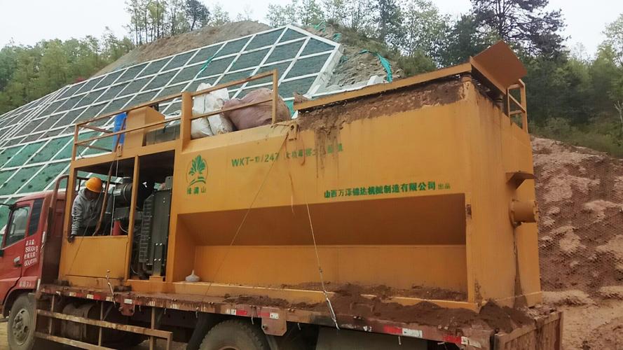 天柱矿坑处理绿化种草机厂家出租2020