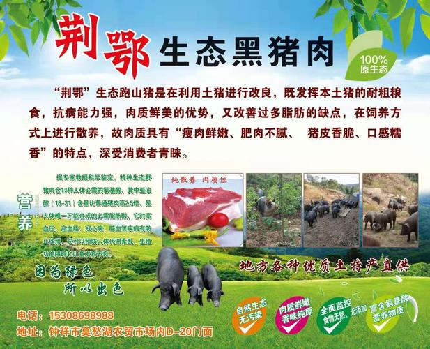 生态黑猪肉