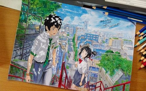 yourname手绘你的名字彩铅