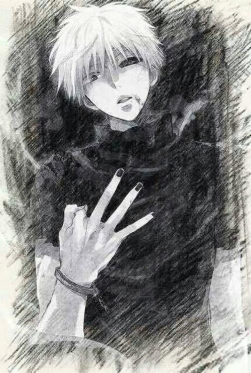 金木研素描图片