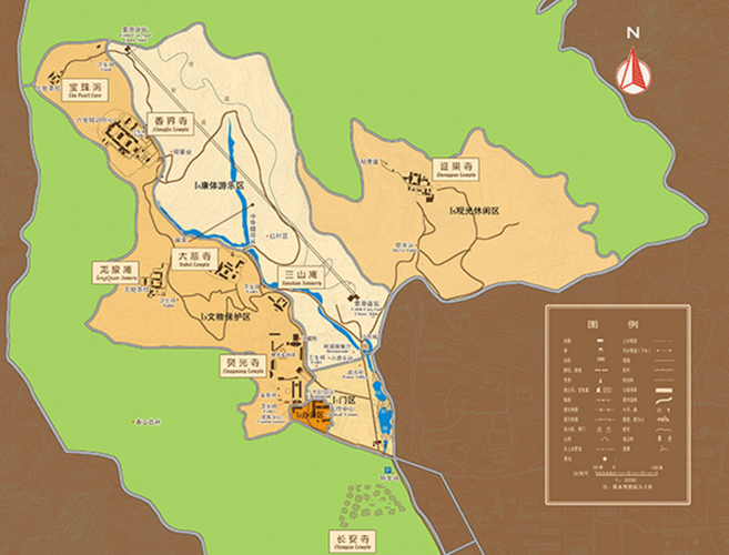 八大处公园游览路线(点击图片查看大图)