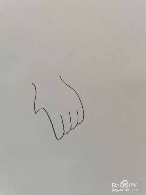 手牵手怎么画