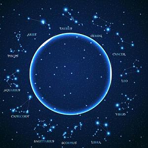 梦幻星空星座科技感背景科技背景蓝色星空科技地球光效淘宝海报背景