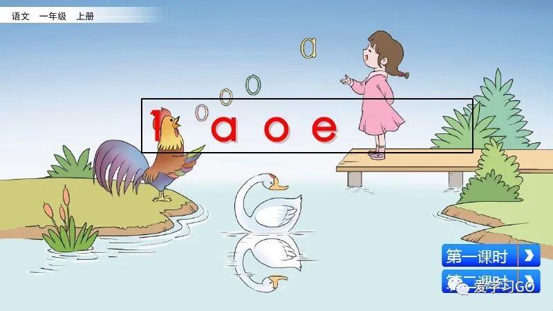 部编版一年级语文上册汉语拼音1《a o e》图文解读,知识点,课文朗读等