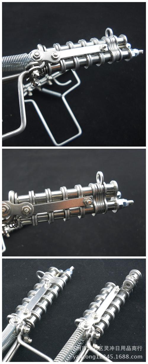 旅游景点热卖金属工艺品火柴枪链条枪