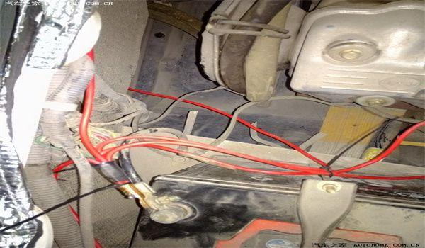 五菱之光水温虚高搭铁方法