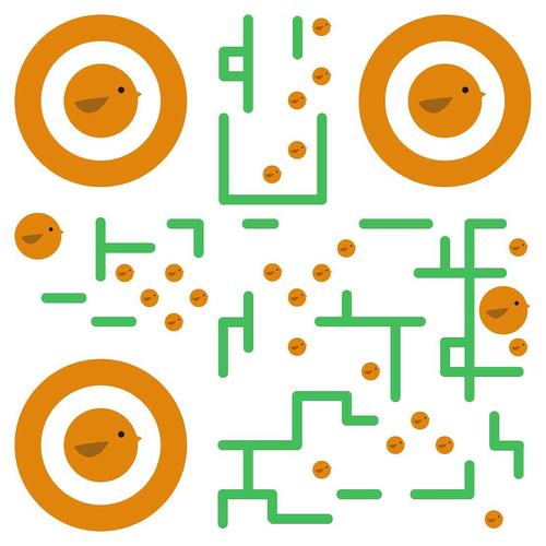 简单艺术二维码