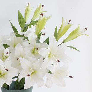 仿真手感百合花