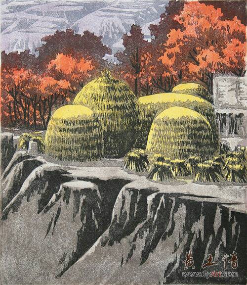 王维德美术作品一版画一水印木刻篇