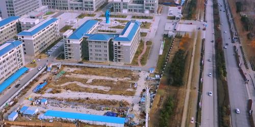 菏泽职教园航拍