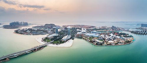 海南瞻洲市海花岛景区航拍
