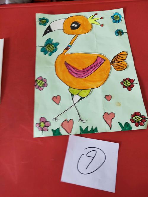 泸县天兴镇中心幼儿园中班开展手工及绘画作品评比