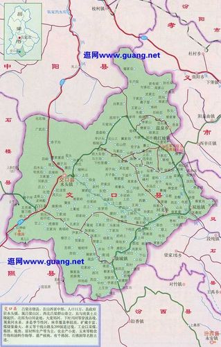 吕梁市标准地图