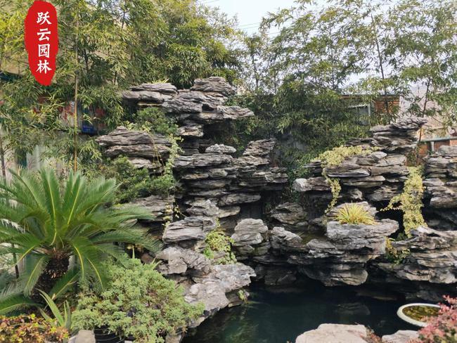 英石假山造景设计园景观赏石摆放布置英石假山英石假山制作