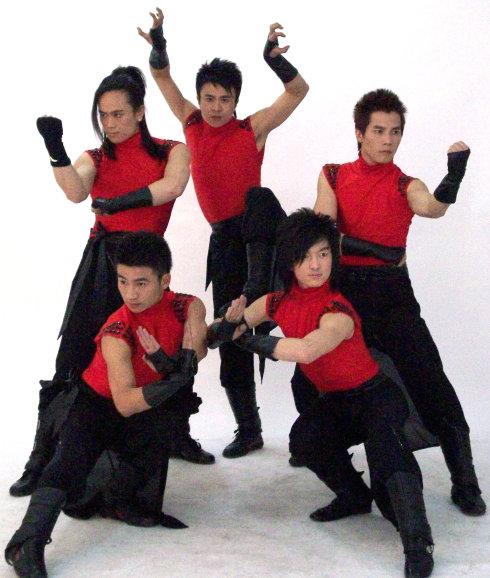 帅哥五人组——四款另类造型