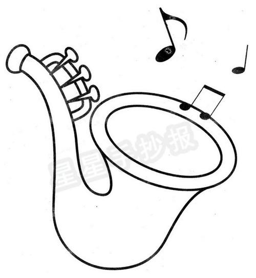 卡通简笔画 大号简笔画 大号简笔画图解教程 大号的资料: 乐器名称