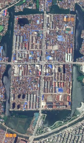 航拍"梨都"砀山县古城,外圆内方