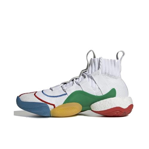 亲穿预览新款白/彩色pharrell x adidas crazy byw