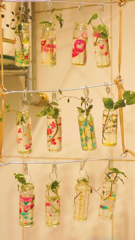 温馨,diy,花,手工,田园很神奇吧!口服液的瓶子也能变美丽!