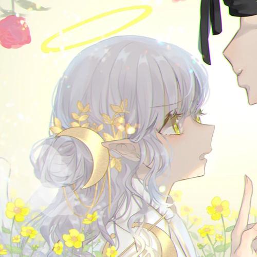 动漫情侣头像|人间星火,竟无半点属于我