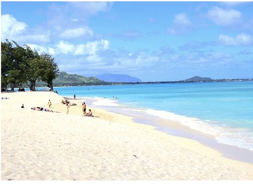 夏威夷群岛hawaii,位于太平洋中部,四面环海,气候温和,四季如春,得天