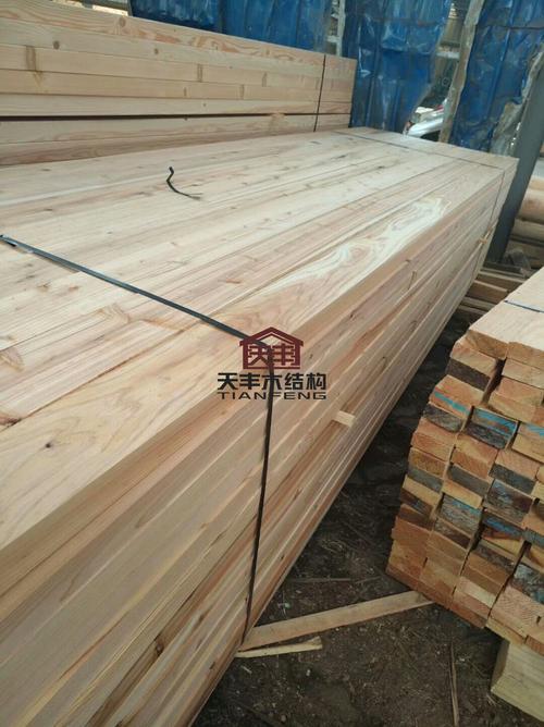 杉木板材 日本柳杉木方,圆柱 古建材料厂家定做加工 3