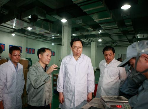 蓝绍敏调研高新技术企业