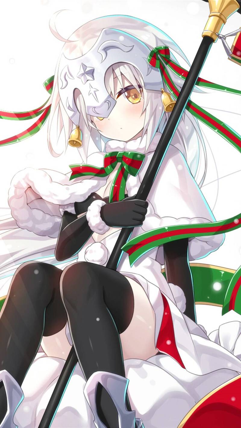 fate,游戏美女,游戏角色,二次元,手机壁纸fgo冠位指定圣诞贞德