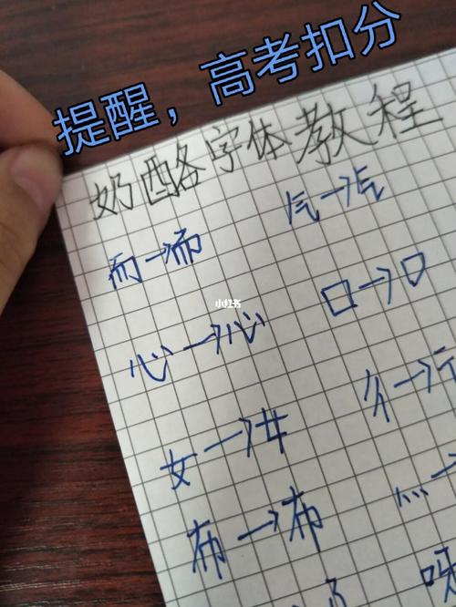 奶酪字体教程_字体_奶酪_教程_高考_兴趣爱好_书法