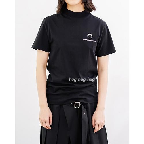 购客买手店 serre hug marine 黑底刺绣白字母t恤_易购客