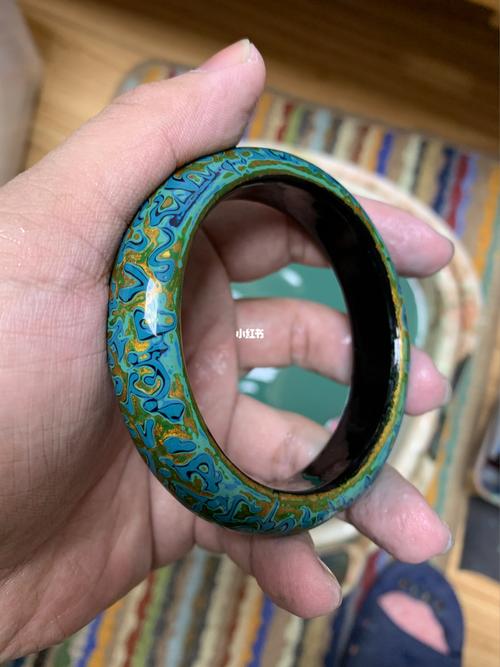 7000目水磨后效果_手镯_大漆犀皮漆手镯_时尚_配饰