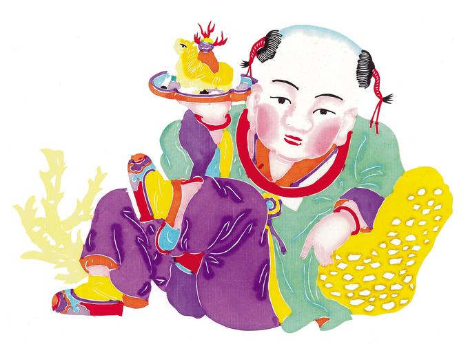 水彩人物年画图片(2)