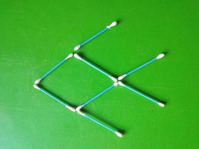 ps:没有棉棒可用火柴,小棍或牙签代替.