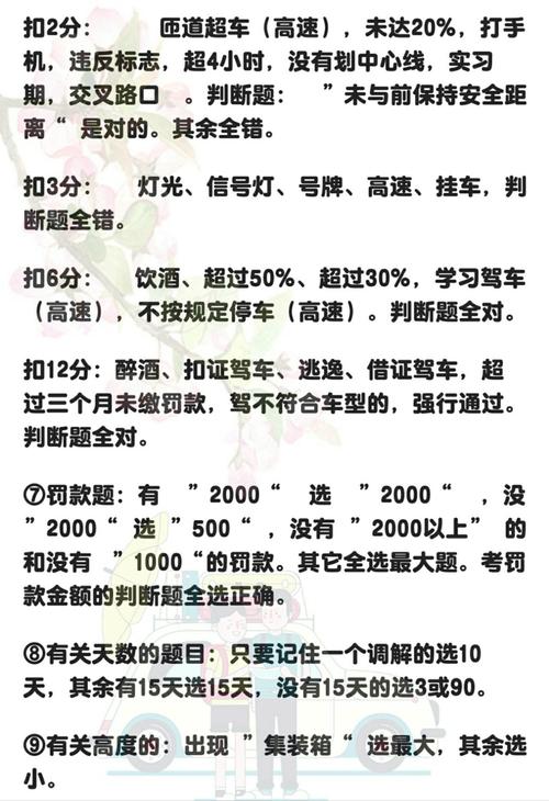 考驾照驾考理论速记鹏哥