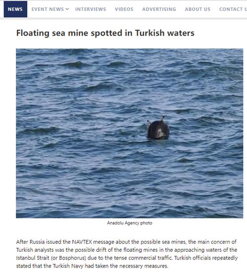 神秘的黑海水雷俄乌之战中被遗忘但可能影响深远的角落