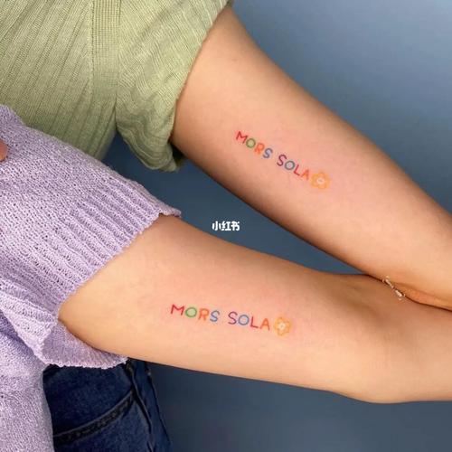 纹身分享61适合情侣/闺蜜的小纹身,多图预警_纹身_小清新纹身_纹身