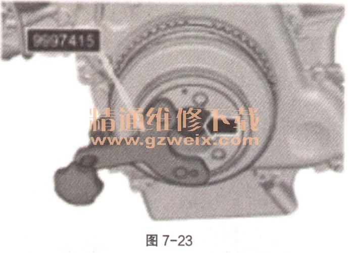 2012～2015年进口沃尔沃xc60(2.0t b4204t7)发动机正时校对方法