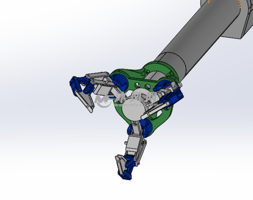 电动推杆配三爪机械手