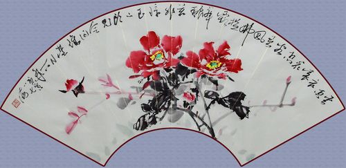 牡丹国画作品欣赏