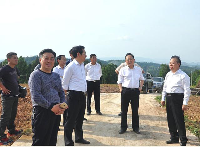 市政协主席李树海率队到我区调研精准扶贫工作