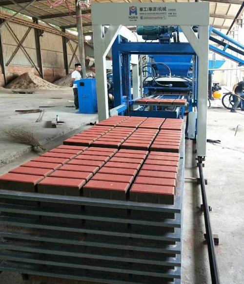 建材生产加工机械 古交砖机厂家 水磨石压砖机 水泥垫块机 华工全自动