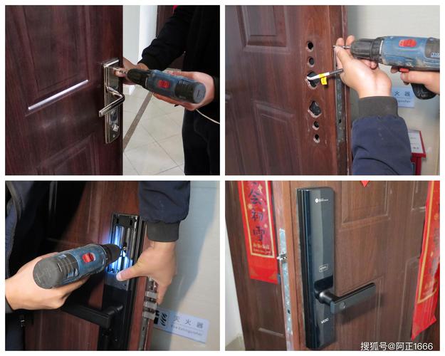 先展示一下安装前后的对比图,个人感觉装完华为智选voc智能门锁s