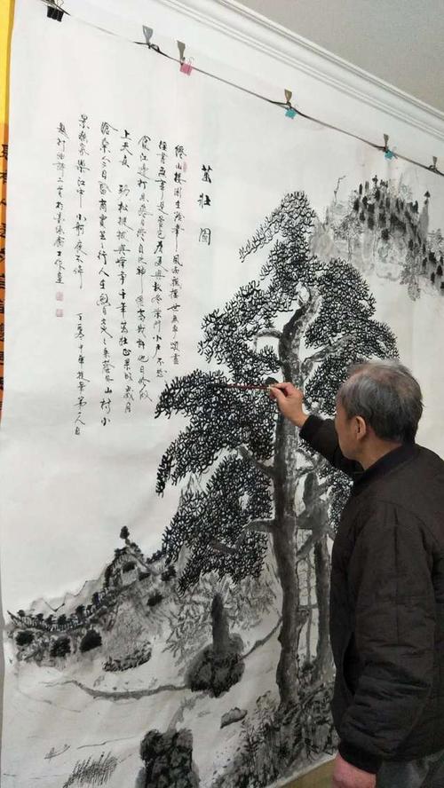 墨缘斋主张建忠书法,绘画双馨 作品深受大众喜爱