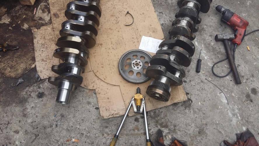 潍柴wp7发动机更换曲轴的正时齿怎么做记号