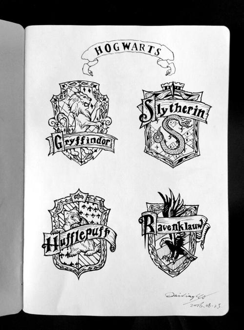 哈利波特 学院 徽章